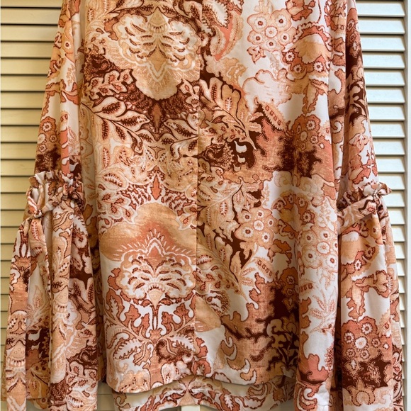 Lauren Conrad Women's Paisley Print Top Sz XL - Picture 9 of 13